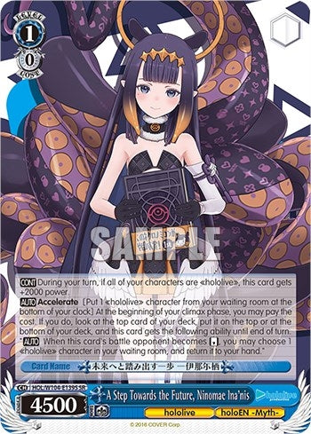 A Step Towards the Future Ninomae Ina’nis (SR) (104139) [HOL] - Weiss Schwarz Single
