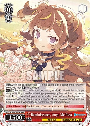 Reminiscence Anya Melfissa (104078) [HOL] - Weiss Schwarz Single