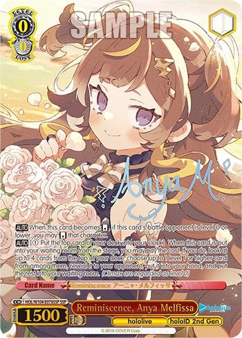 Reminiscence Anya Melfissa (SSP) (104078) [HOL] - Weiss Schwarz Single