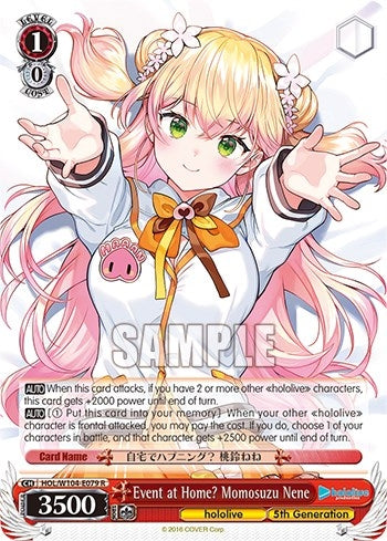 Event at Home? Momosuzu Nene (104079) [HOL] - Weiss Schwarz Single