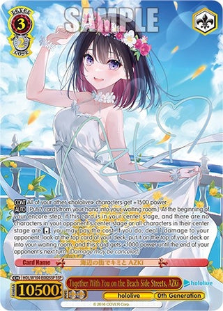 Together With You at the Beachside Town AZKi (SSP) (104082) [HOL] - Weiss Schwarz Single