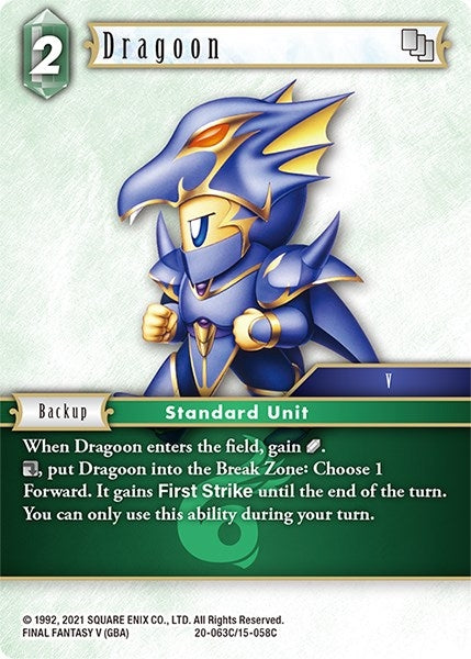 Dragoon (20) [20] - Final Fantasy TCG Single