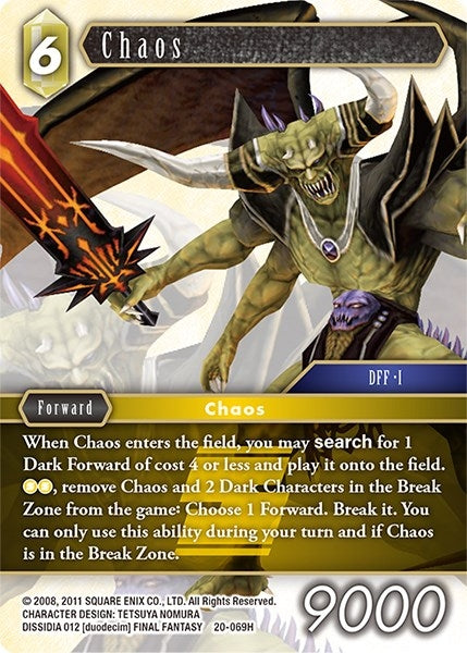 Chaos (20) [20] - Final Fantasy TCG Single