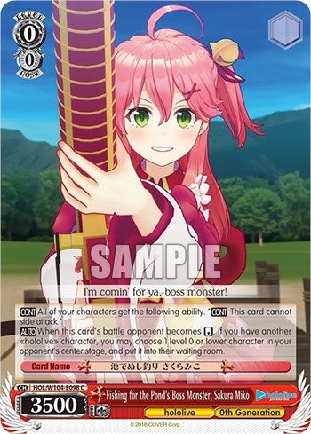 Fishing for the Pond’s Boss Monster Sakura Miko (104098) [HOL] - Weiss Schwarz Single