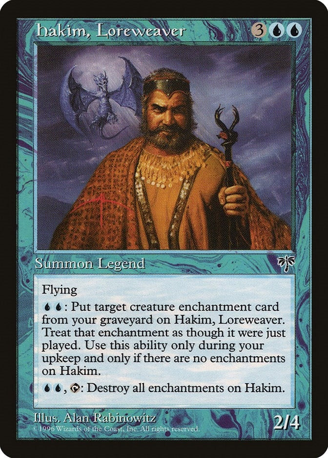 Hakim Loreweaver [MIR] - MTG Single