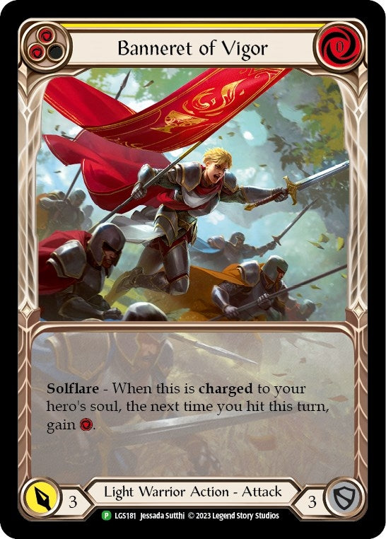 Banneret of Vigor - LGS181 (181) [PR] - Flesh and Blood TCG Single
