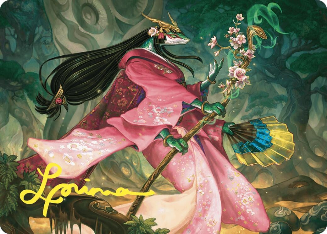 Sakiko Mother of Summer Art Card (Gold-Stamped Signature) (24) [ASCMM] - MTG Single