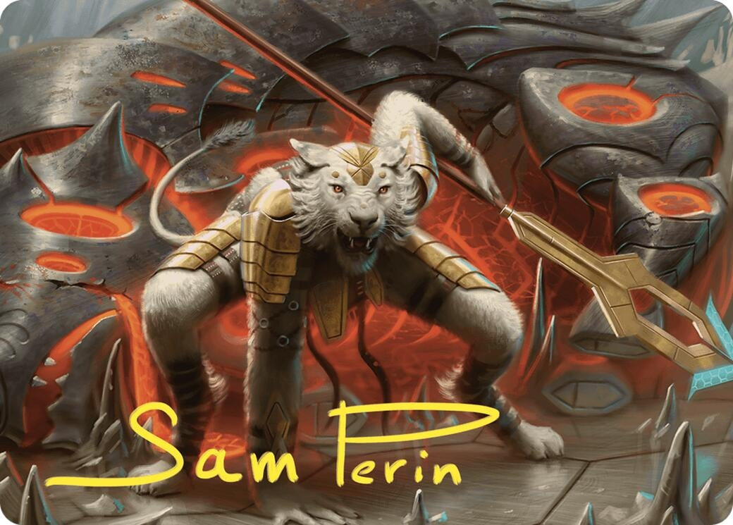 Sunspear Shikari Art Card (Gold-Stamped Signature) (4) [ASCMM] - MTG Single