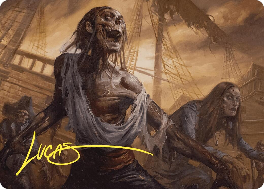 Rise from the Tides Art Card (Gold-Stamped Signature) (11) [ASCMM] - MTG Single