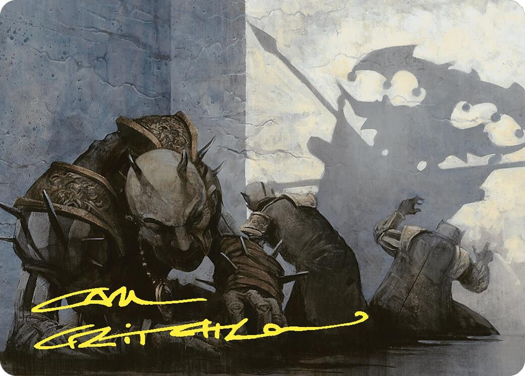 Decree of Pain Art Card (Gold-Stamped Signature) (14) [ASCMM] - MTG Single