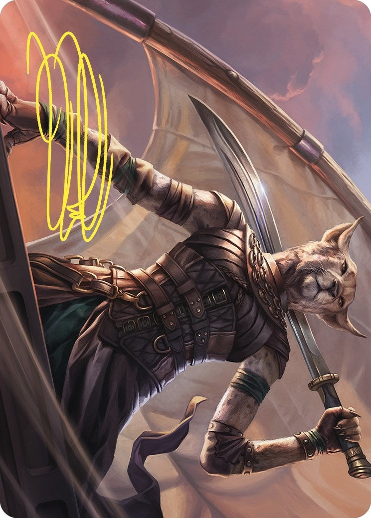 Mirri Weatherlight Duelist Art Card (Gold-Stamped Signature) (28) [ASCMM] - MTG Single