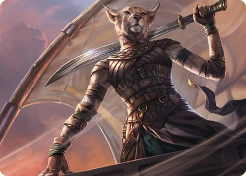 Mirri Weatherlight Duelist Art Card (28) [ASCMM] - MTG Single