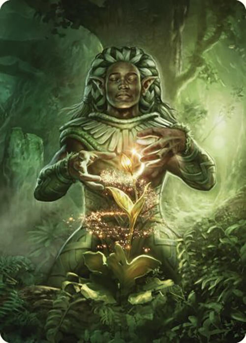 Elvish Mystic Art Card (41) [ASCMM] - MTG Single