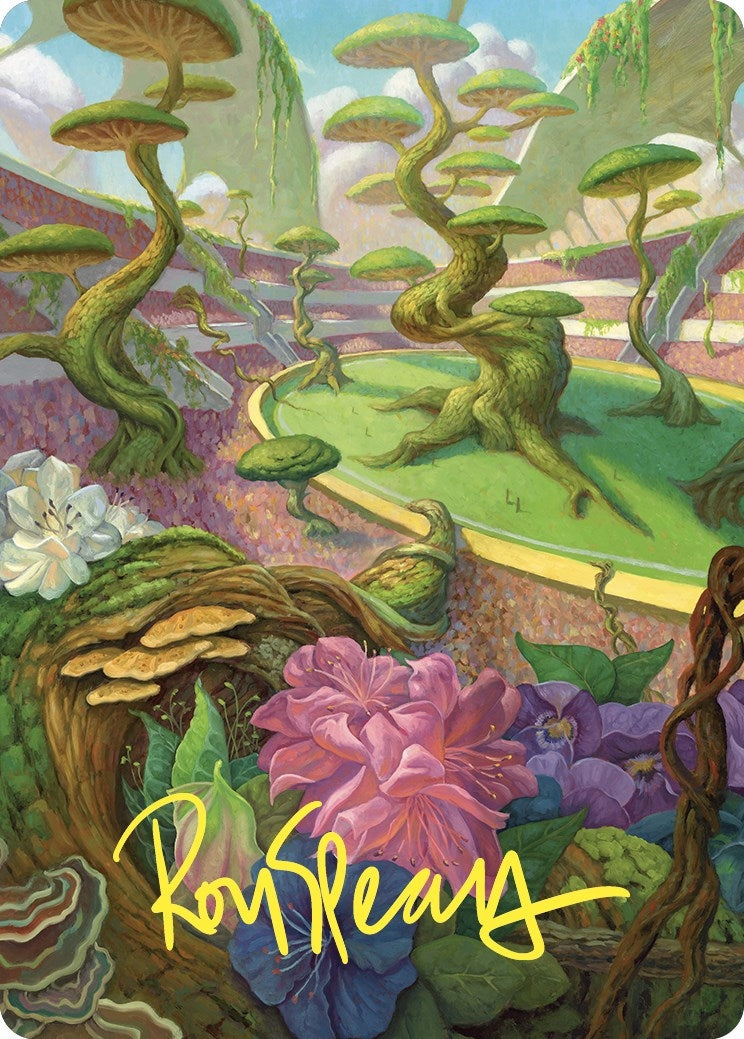 Undergrowth Stadium Art Card (Gold-Stamped Signature) (49) [ASCMM] - MTG Single