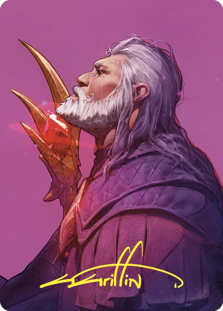 Urza Lord High Artificer Art Card (Gold-Stamped Signature) (53) [ASCMM] - MTG Single
