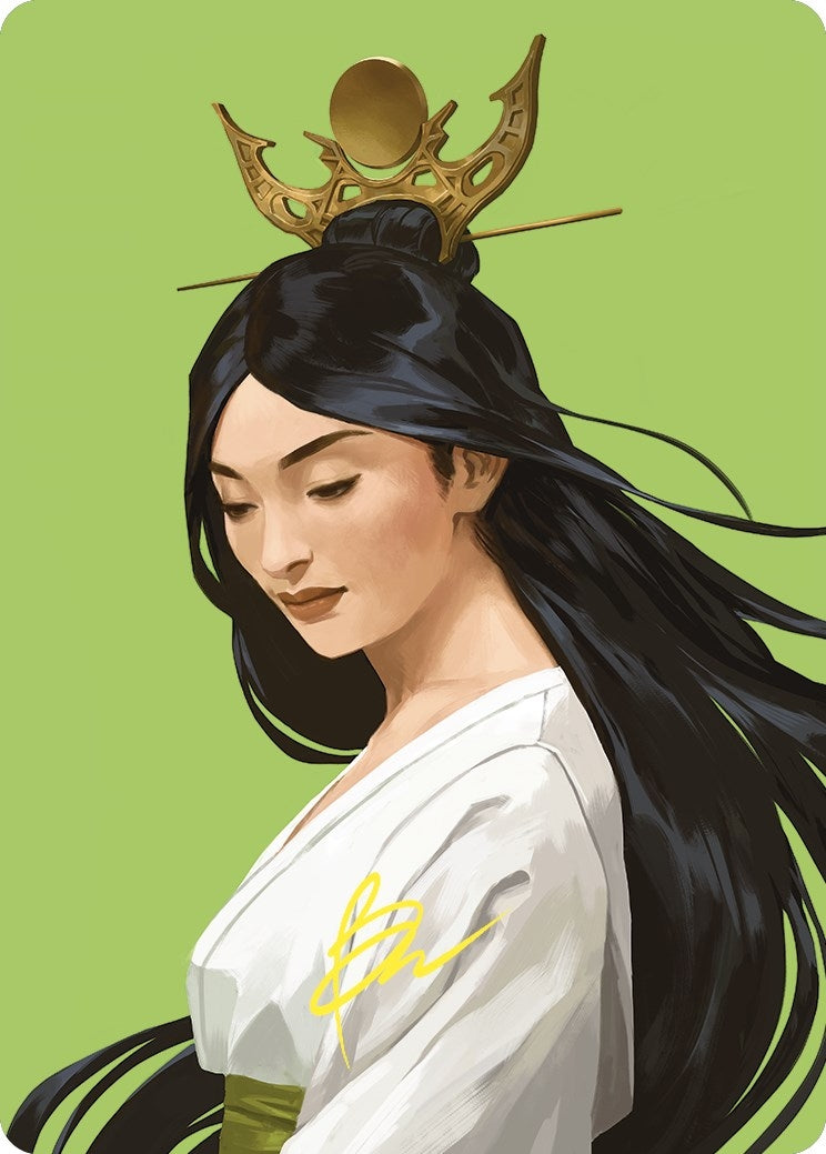 Image for Azusa, Lost but Seeking Art Card (Gold-Stamped Signature) (56) (Commander Masters) - Magic: The Gathering