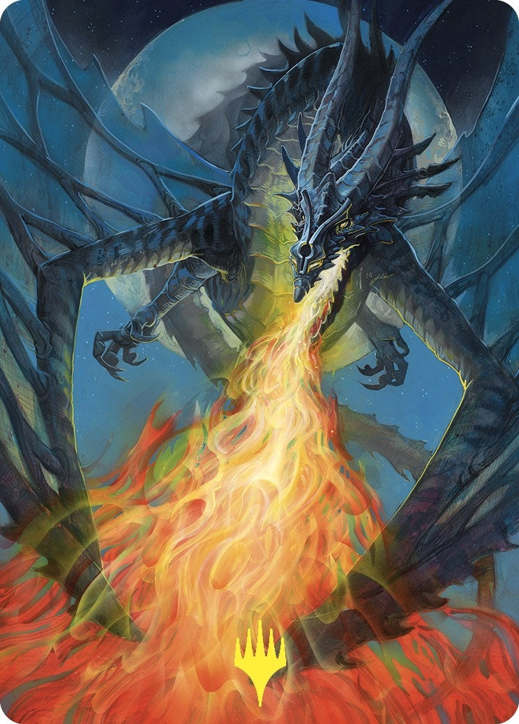 Image for Balefire Dragon Art Card (Gold-Stamped) (65) (Commander Masters) - Magic: The Gathering