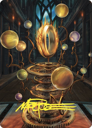 Sol Ring Art Card (Gold-Stamped Signature) (70) [ASCMM] - MTG Single