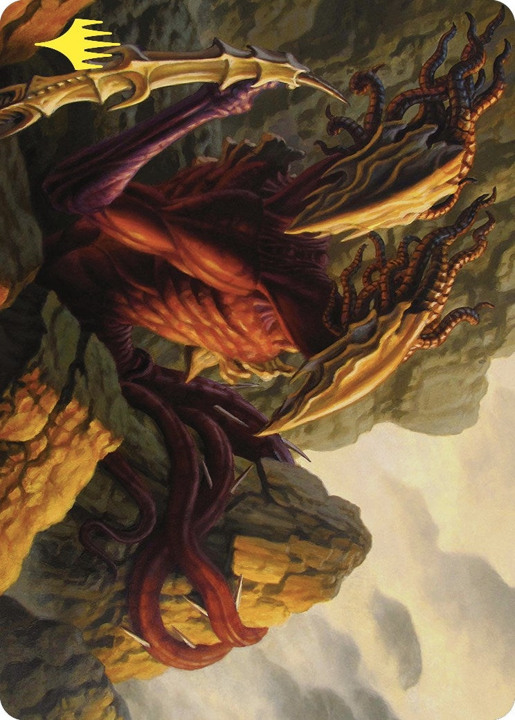 Two-Headed Sliver Art Card (Gold-Stamped) (79) [ASCMM] - MTG Single