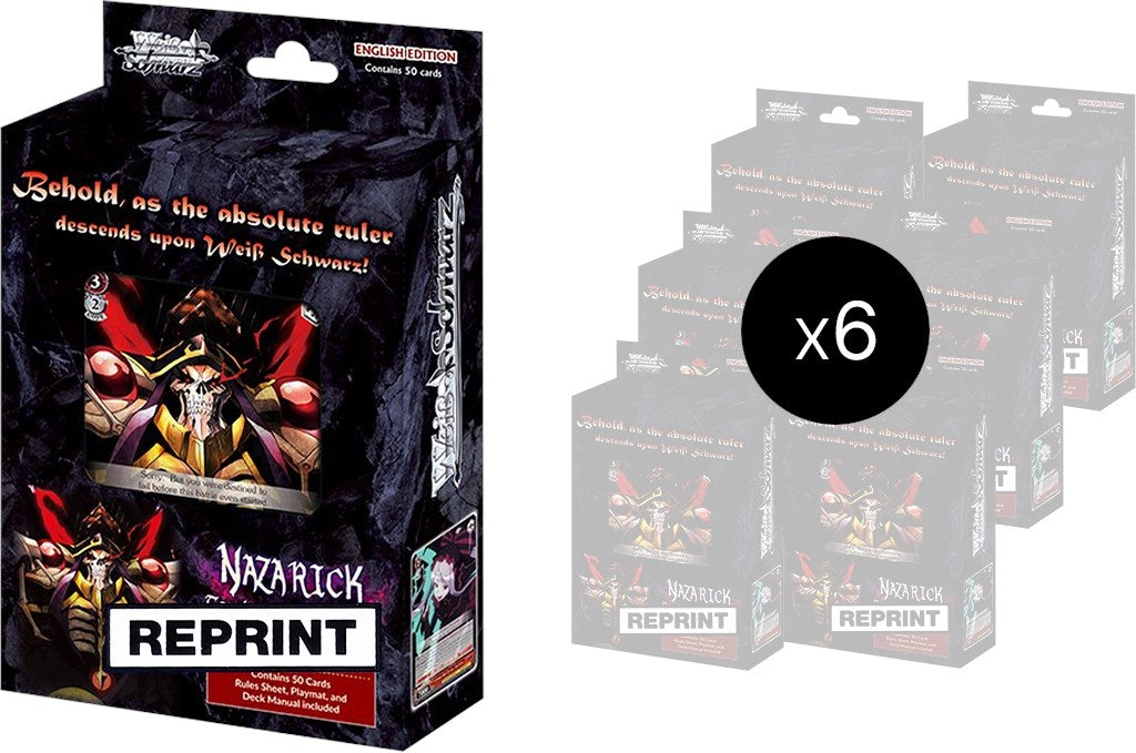 Nazarick: Tomb of the Undead Trial Deck + [Second Edition] Display [OVL/S62] - Weiss Schwarz Sealed