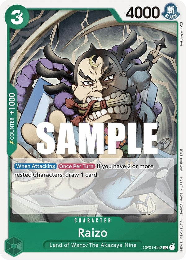 Raizo (Event Pack Vol. 2) (1052) (OP-PR) - One Piece Card Game Single