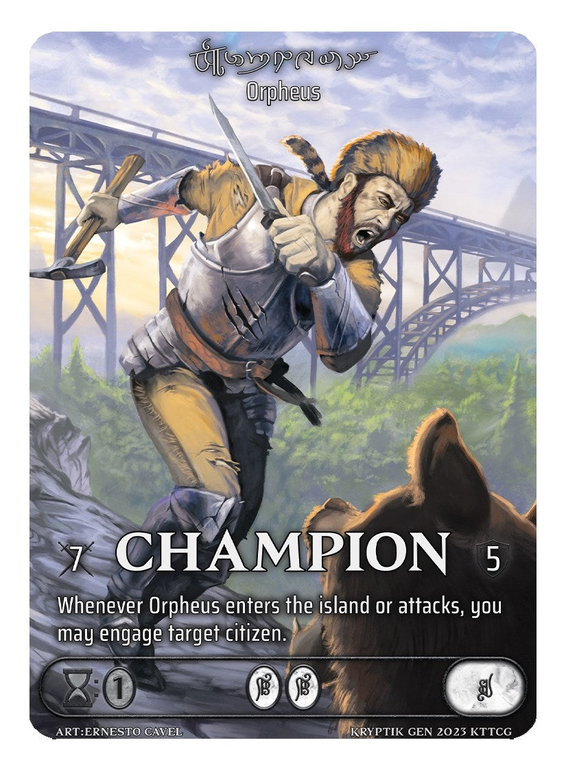 Orpheus - Champion (19) - Kryptik TCG Single