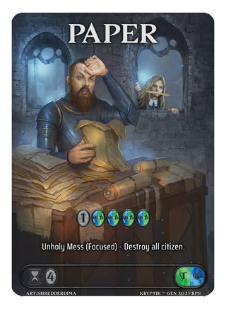 Paper (Unholy Mess) (148) - Kryptik TCG Single