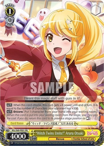 ’Witch Twins Unite!’ Aruru Otsuki (6901) [RSL/S69] - Weiss Schwarz Single