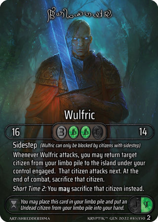 Wulfric (Wave 2 Prize Support Cards) (85) - Kryptik TCG Single