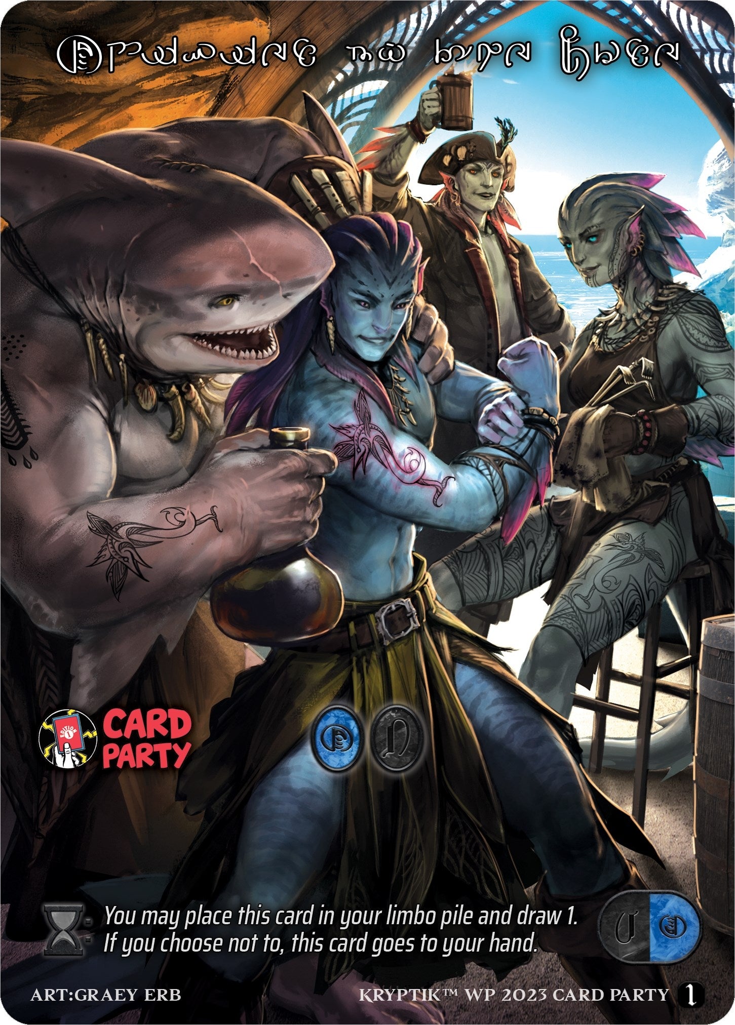 Card Party Unified by the Code - Kryptik TCG Single