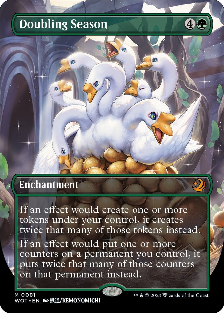 Doubling Season (Anime Borderless) (81) [WOT] - MTG Single