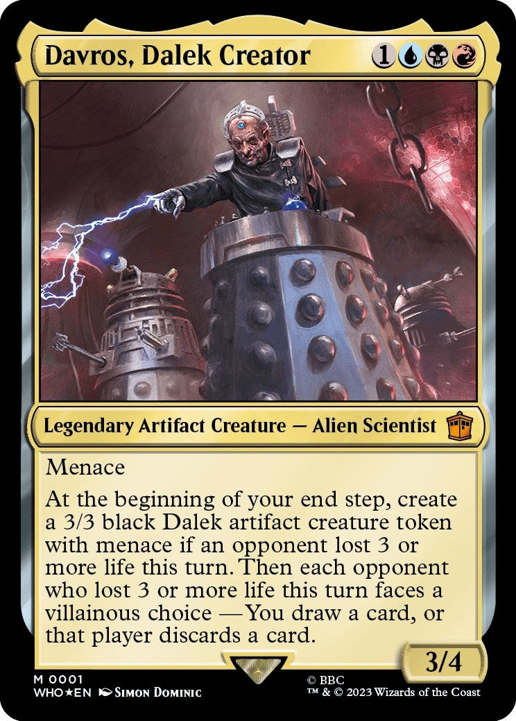 Davros Dalek Creator (1) [WHO] - MTG Single