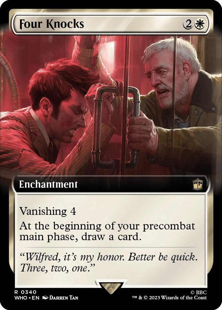 Four Knocks (Extended Art) (340) [WHO] - MTG Single
