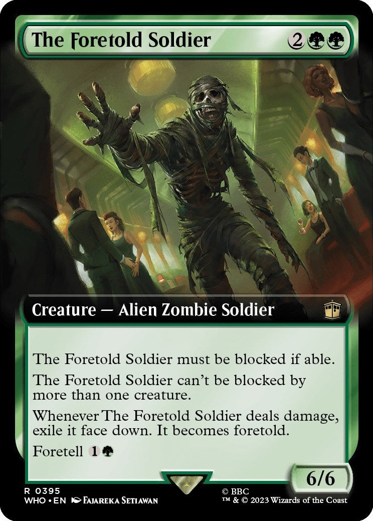 The Foretold Soldier (Extended Art) (395) [WHO] - MTG Single