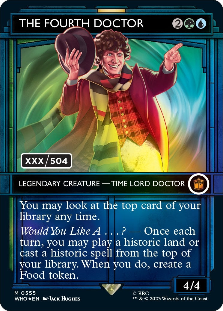 The Fourth Doctor (Serial Numbered) (555) [WHO] - MTG Single