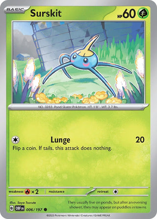 Surskit (006/197) (SV03: Obsidian Flames)