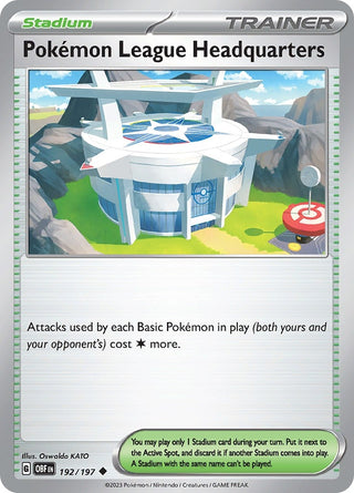 Pokemon League Headquarters (192/197) (OBF)