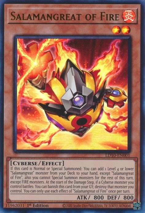 Salamangreat of Fire (10001) (LD10) - YuGiOh Single