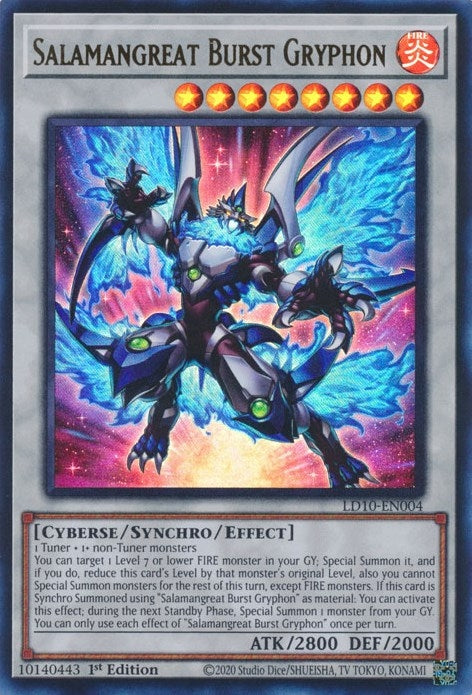 Salamangreat Burst Gryphon (10004) (LD10) - YuGiOh Single