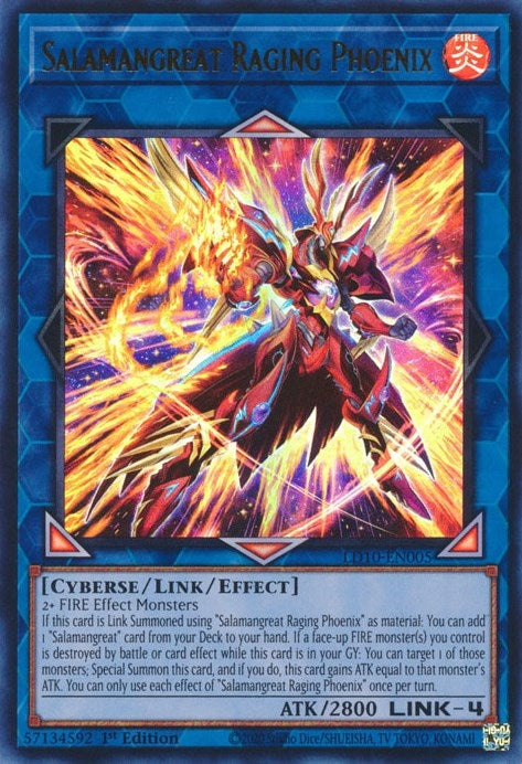 Salamangreat Raging Phoenix (10005) (LD10) - YuGiOh Single