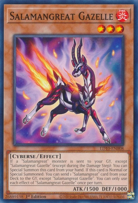 Salamangreat Gazelle (10008) (LD10) - YuGiOh Single