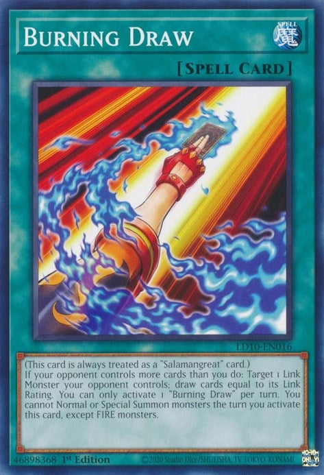 Burning Draw (10016) (LD10) - YuGiOh Single