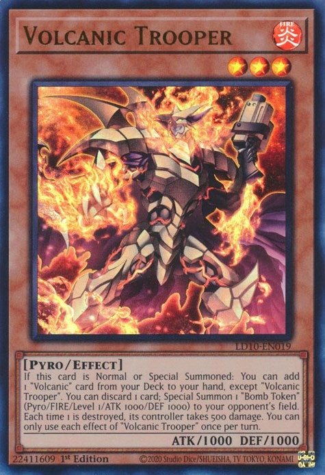 Volcanic Trooper (10019) (LD10) - YuGiOh Single