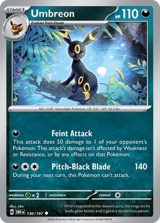 Umbreon (130/197) (SV03: Obsidian Flames)