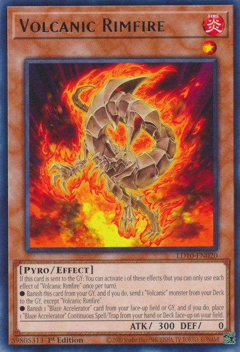 Volcanic Rimfire (10020) (LD10) - YuGiOh Single