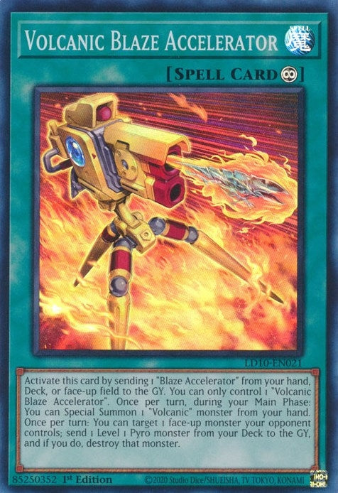 Volcanic Blaze Accelerator (10021) (LD10) - YuGiOh Single