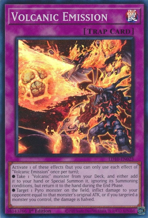 Volcanic Emission (10023) (LD10) - YuGiOh Single