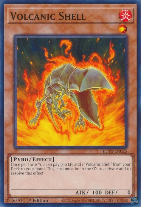 Volcanic Shell (10025) (LD10) - YuGiOh Single