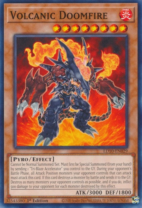 Volcanic Doomfire (10029) (LD10) - YuGiOh Single
