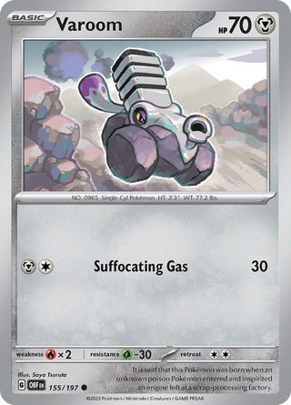 Varoom (155/197) (SV03: Obsidian Flames)